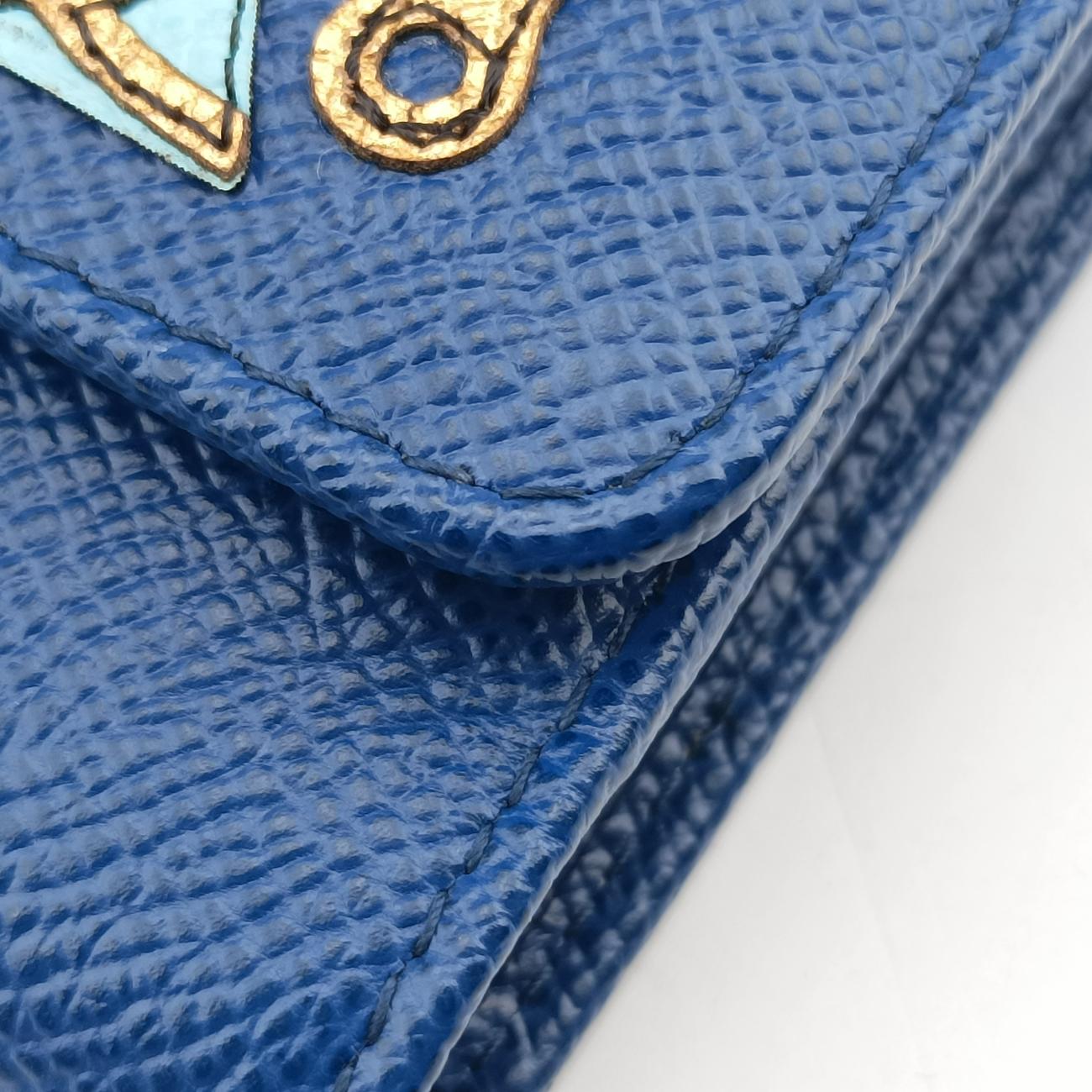 Sicily Blue×Multicolour Leather