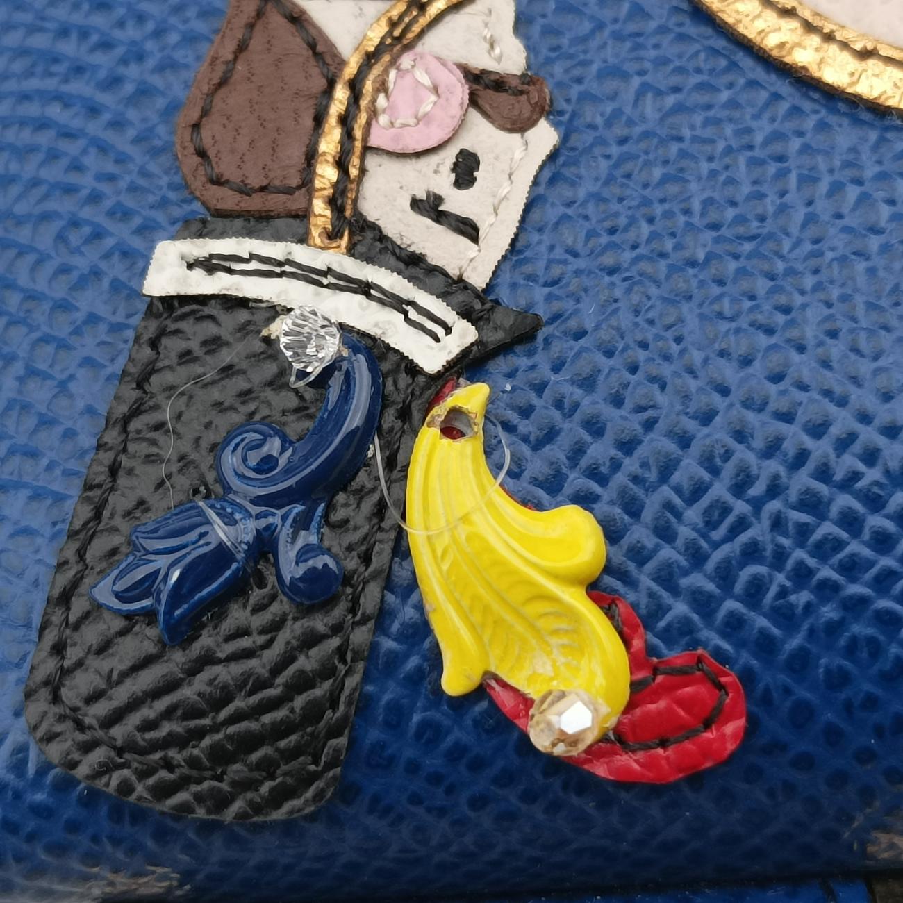 Sicily Blue×Multicolour Leather