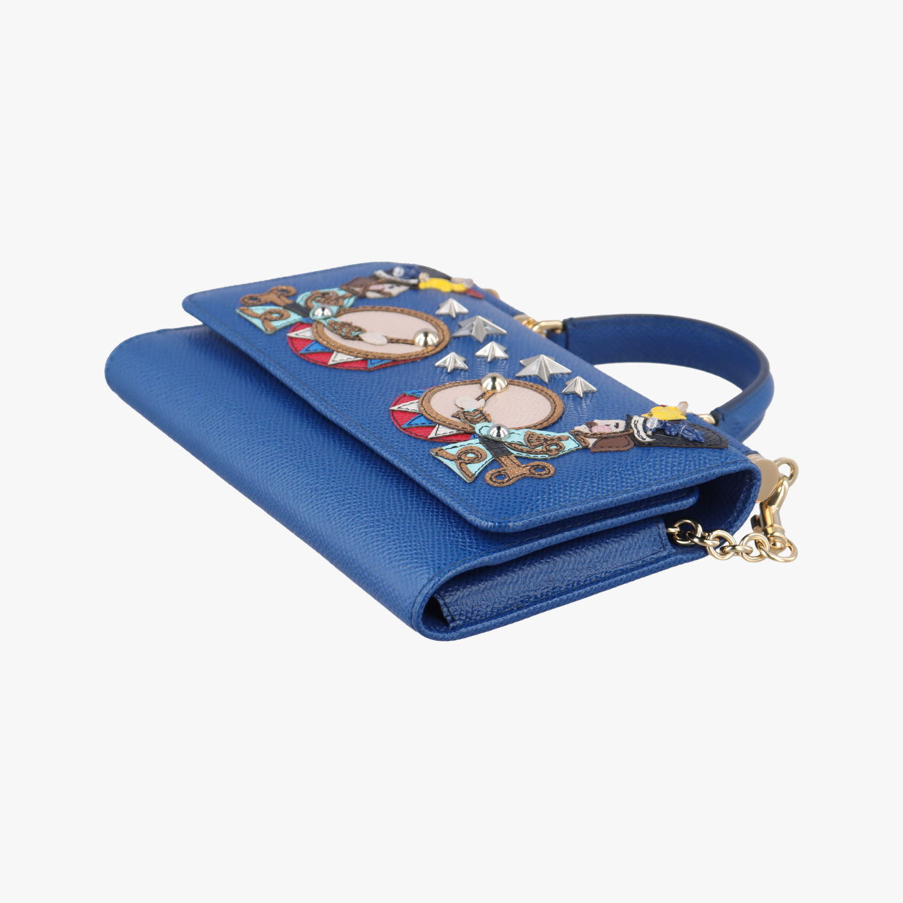 Sicily Blue×Multicolour Leather