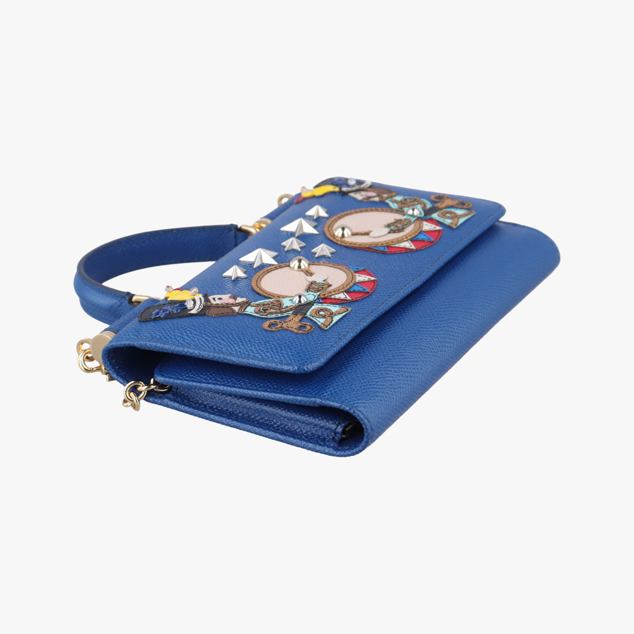 Sicily Blue×Multicolour Leather