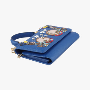 Sicily Blue×Multicolour Leather