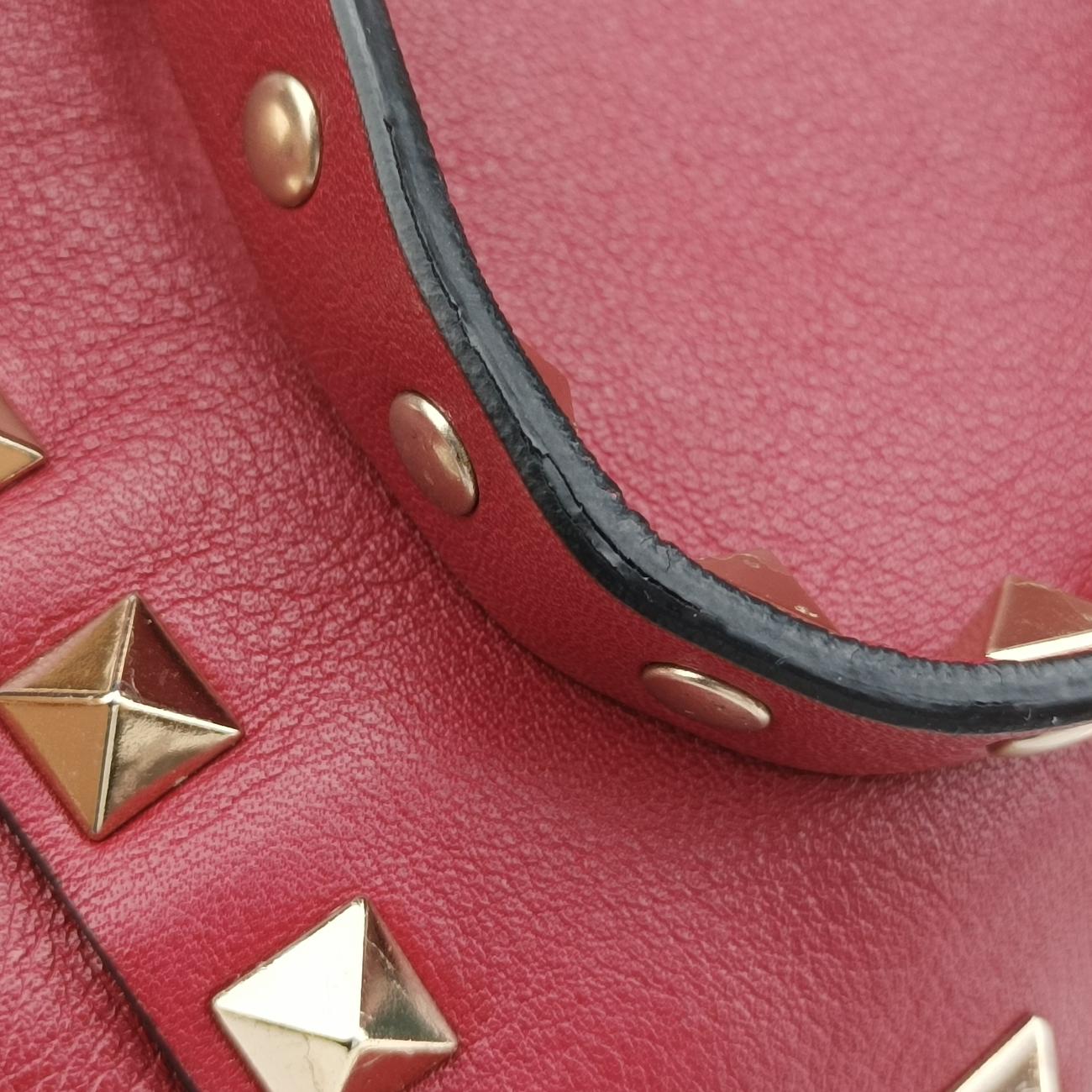 Rockstud Red Leather BL-I037BOL2