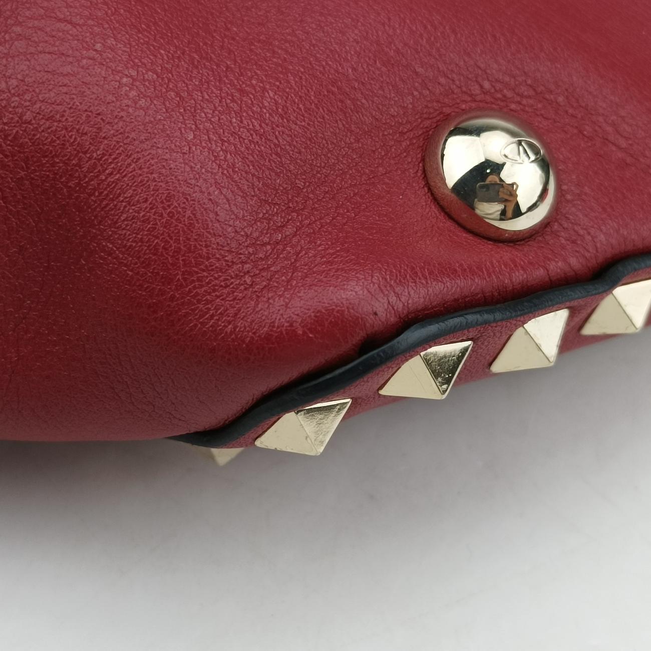 Rockstud Red Leather BL-I037BOL2