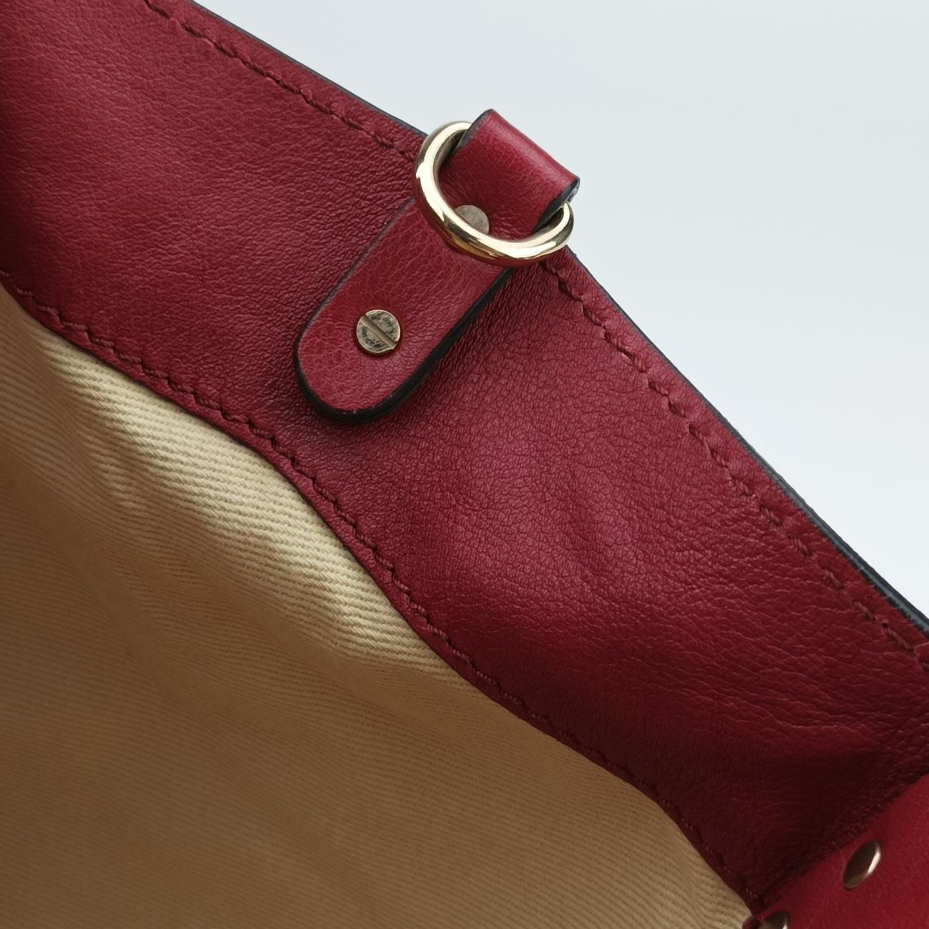 Rockstud Red Leather BL-I037BOL2