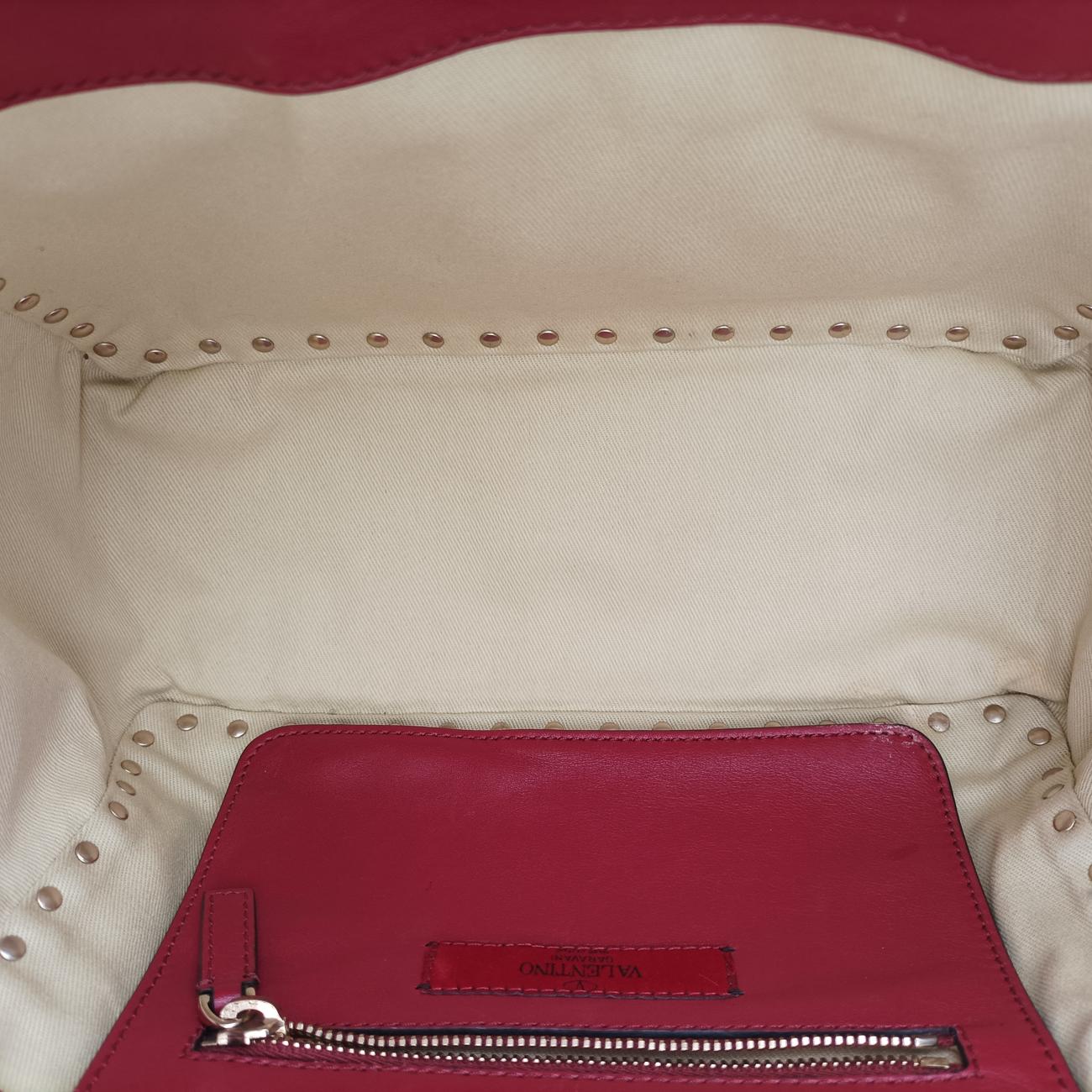 Rockstud Red Leather BL-I037BOL2
