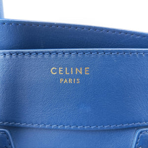Luggage Mini Shopper Blue Leather F-AT-0162 F-CU-0152