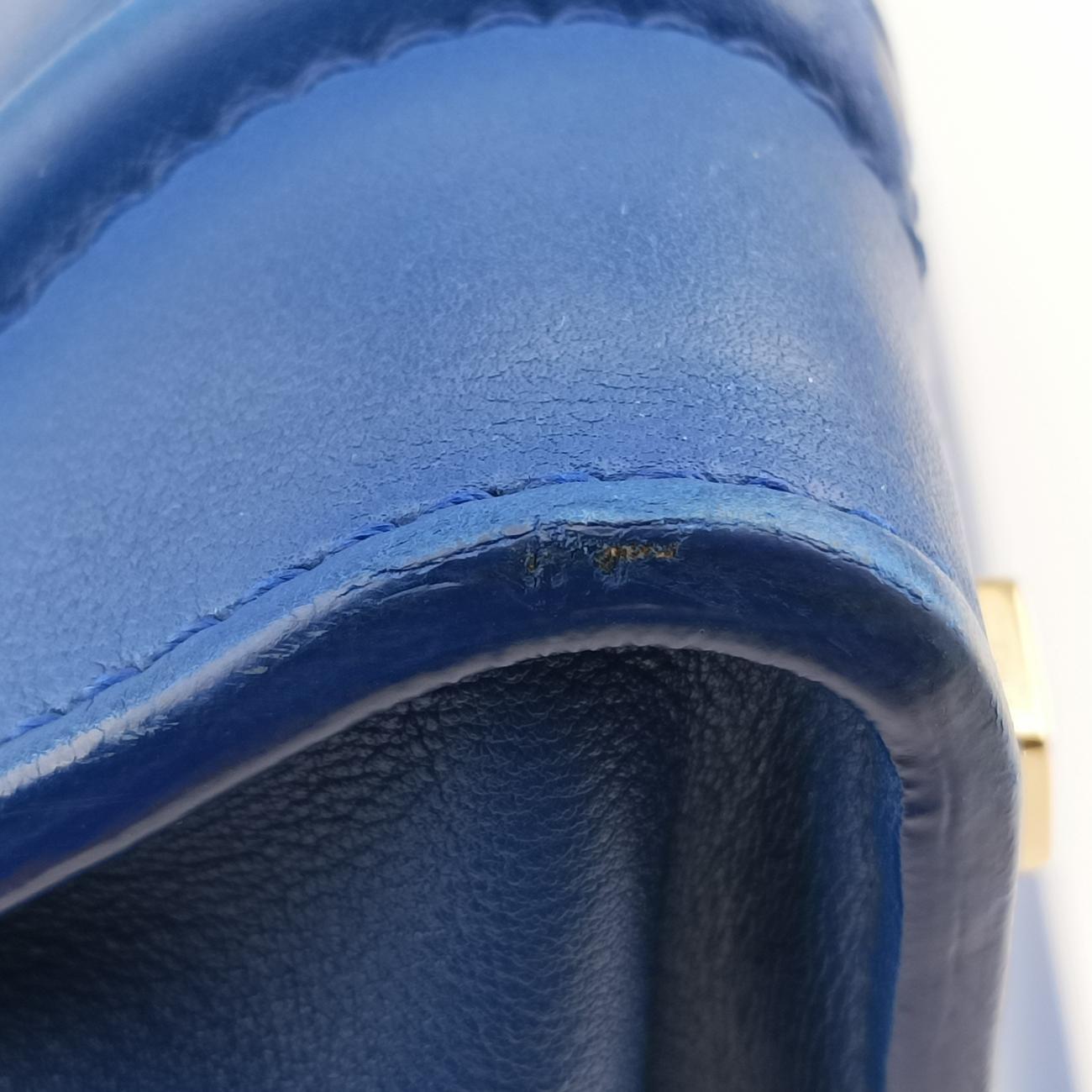 Luggage Mini Shopper Blue Leather F-AT-0162 F-CU-0152