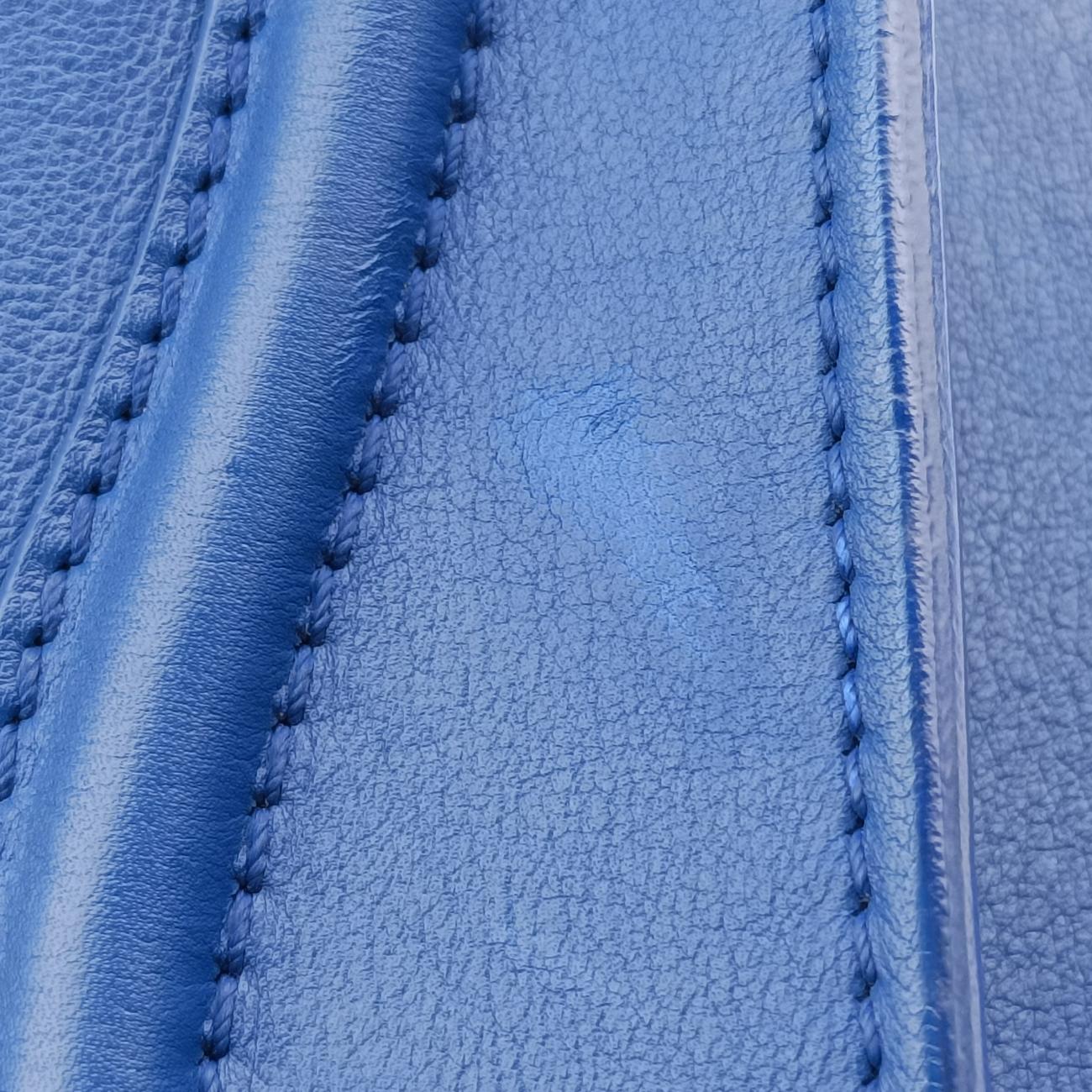 Luggage Mini Shopper Blue Leather F-AT-0162 F-CU-0152