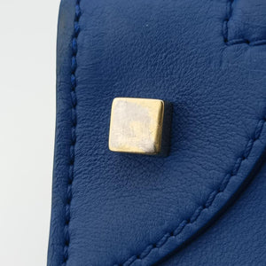 Luggage Mini Shopper Blue Leather F-AT-0162 F-CU-0152