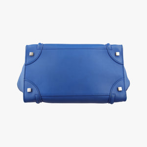Luggage Mini Shopper Blue Leather F-AT-0162 F-CU-0152