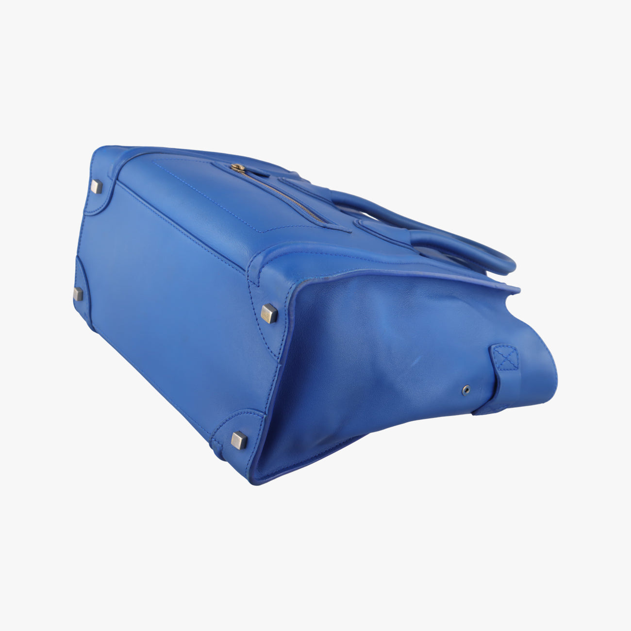 Luggage Mini Shopper Blue Leather F-AT-0162 F-CU-0152