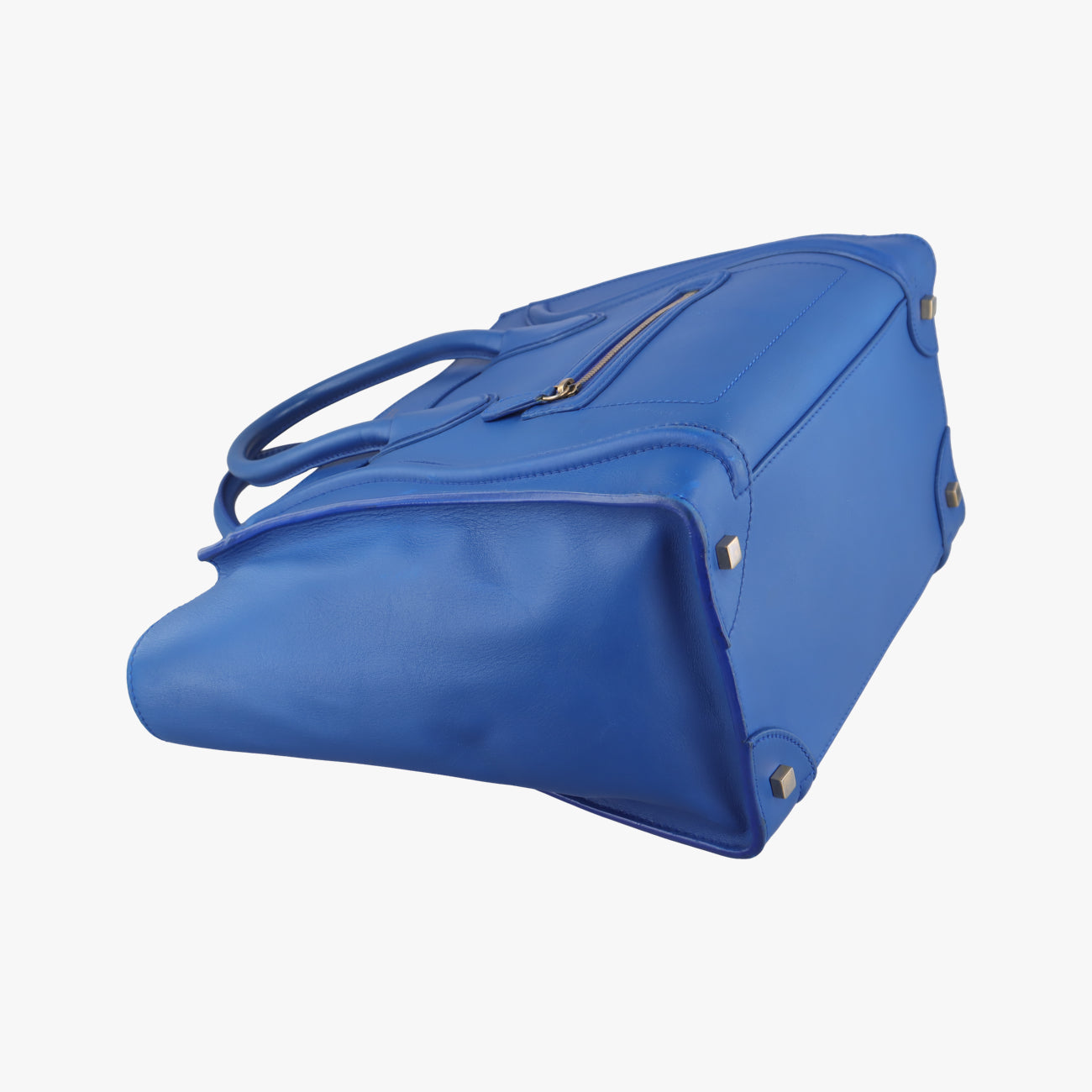 Luggage Mini Shopper Blue Leather F-AT-0162 F-CU-0152