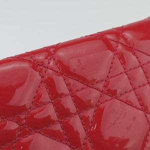 Lady Dior cannage Red lambskin 02-LU-0134