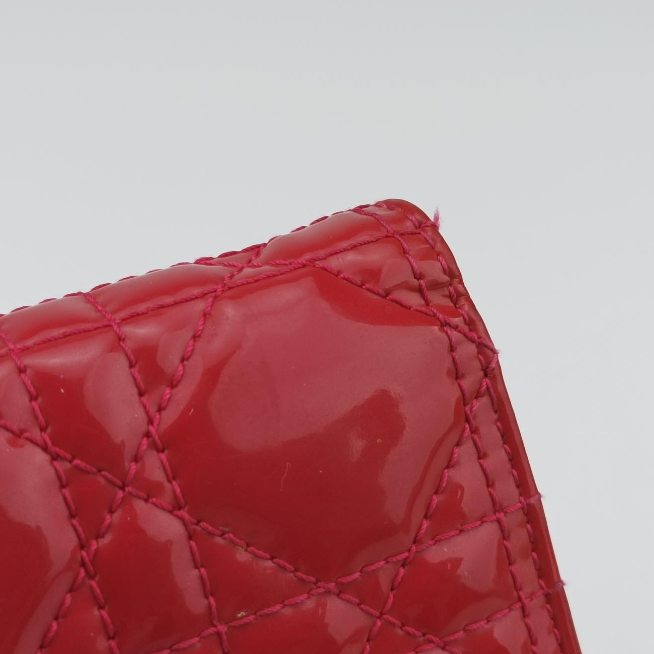 Lady Dior cannage Red lambskin 02-LU-0134
