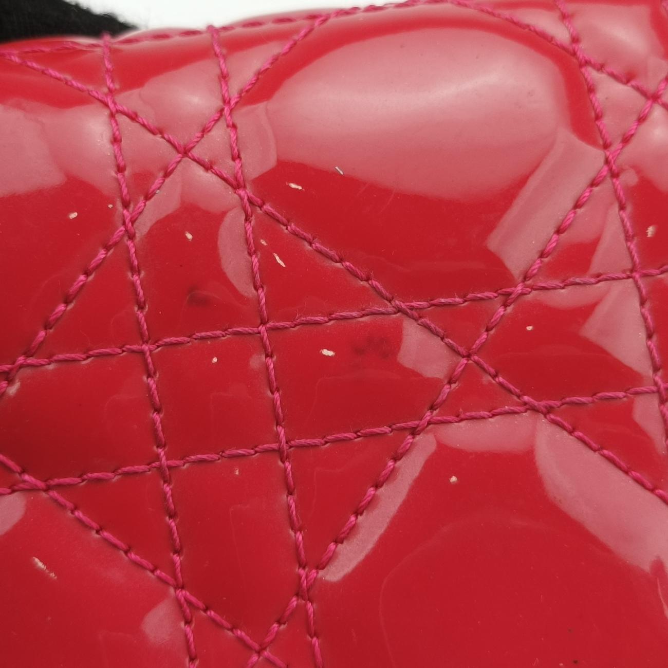 Lady Dior cannage Red lambskin 02-LU-0134