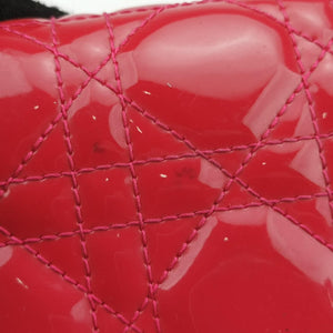 Lady Dior cannage Red lambskin 02-LU-0134