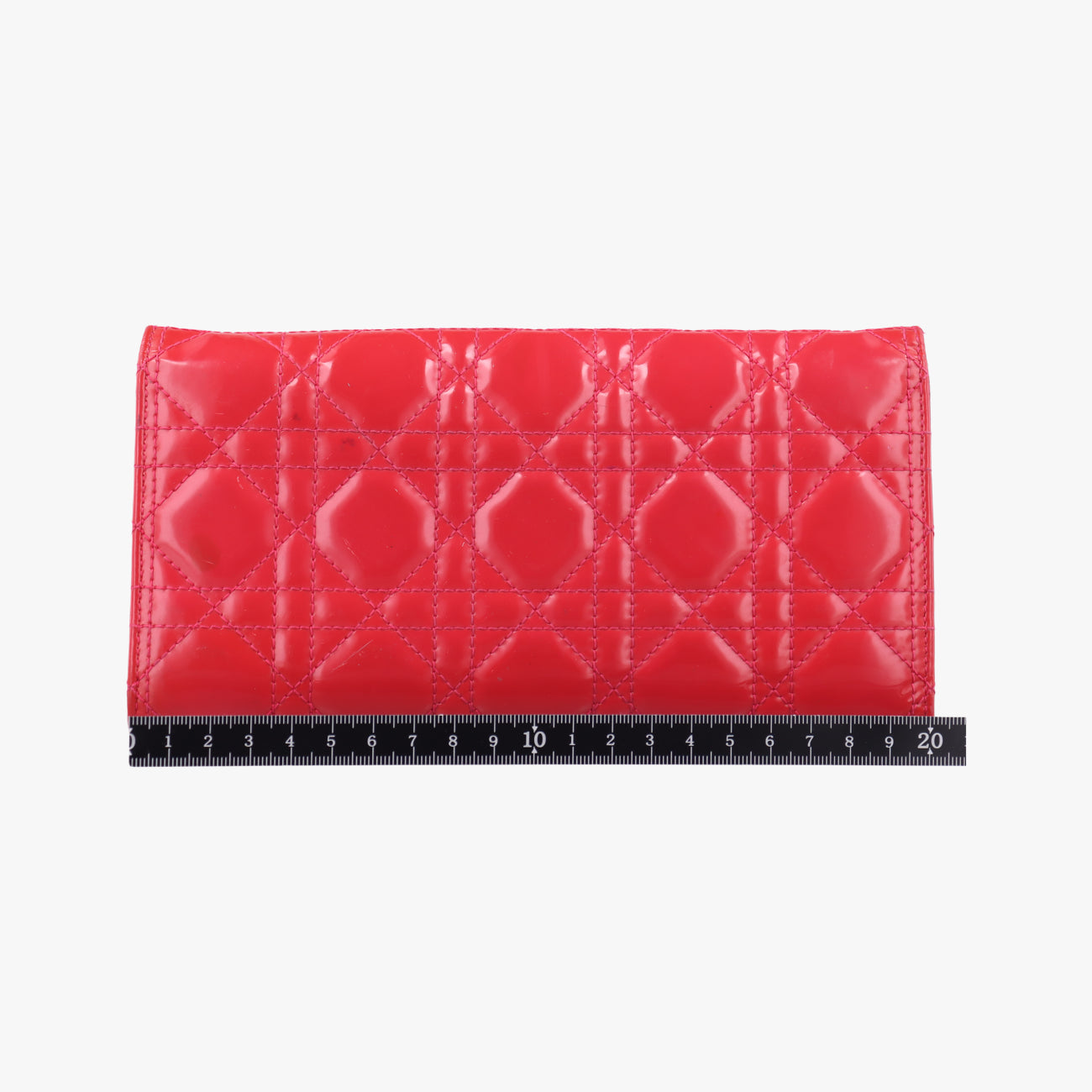 Lady Dior cannage Red lambskin 02-LU-0134