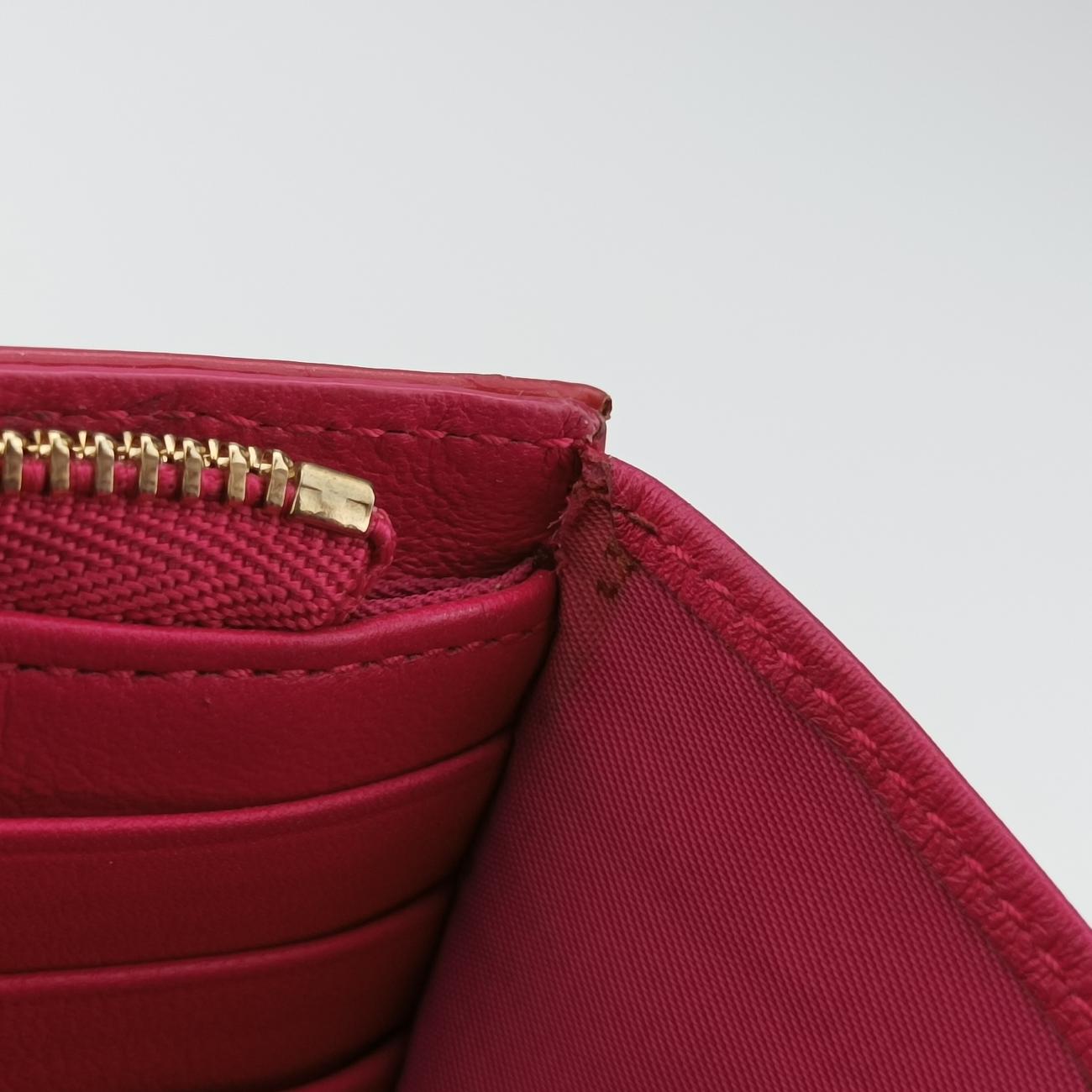 Lady Dior cannage Red lambskin 02-LU-0134