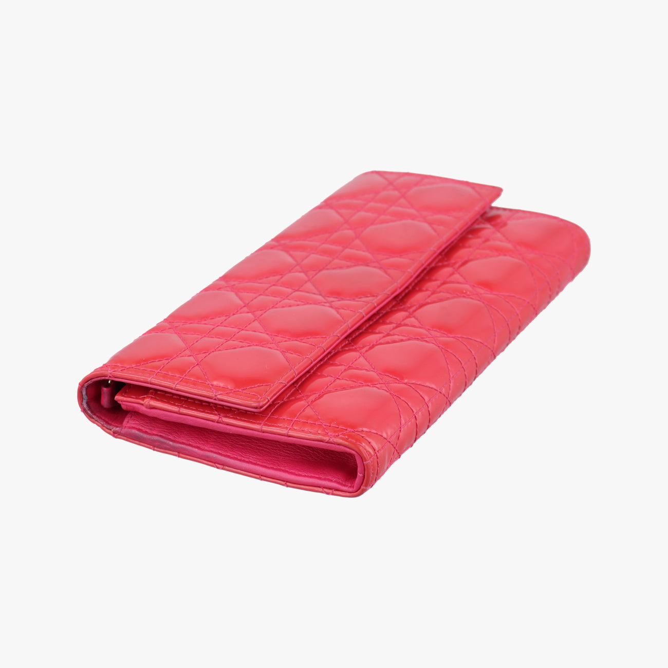 Lady Dior cannage Red lambskin 02-LU-0134