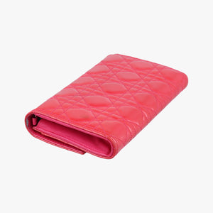Lady Dior cannage Red lambskin 02-LU-0134