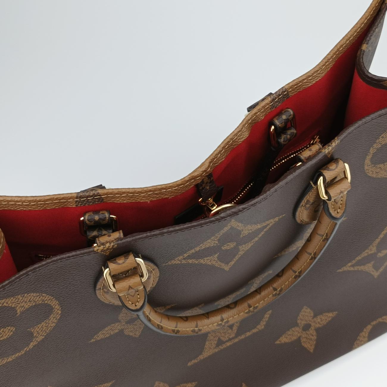 On the Go GM Brown Monogram Canvas TJ4199