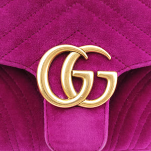GG Marmont Purple velour D022347131