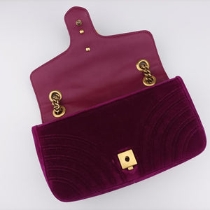 GG Marmont Purple velour D022347131
