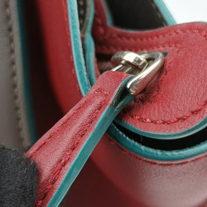 Troyage Trois Jours Gray×Red×Blue Leather 8BH279-5R4 169-8762