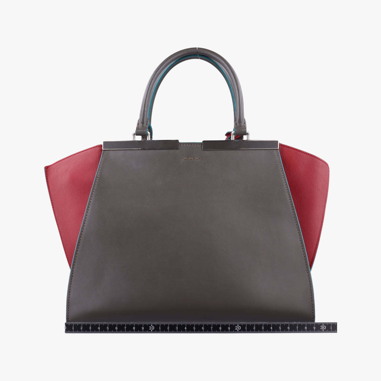 Troyage Trois Jours Gray×Red×Blue Leather 8BH279-5R4 169-8762