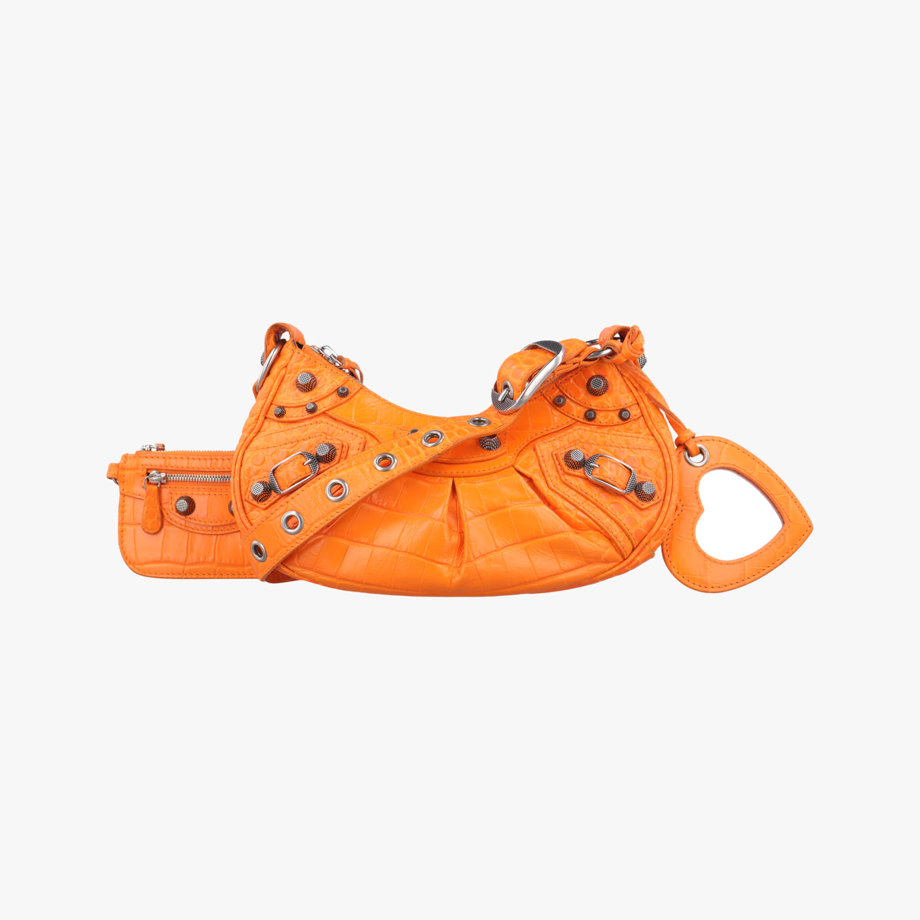 Le Cagole Orange lambskin 671309.7512.Q.535269