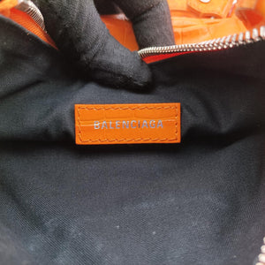 Le Cagole Orange lambskin 671309.7512.Q.535269