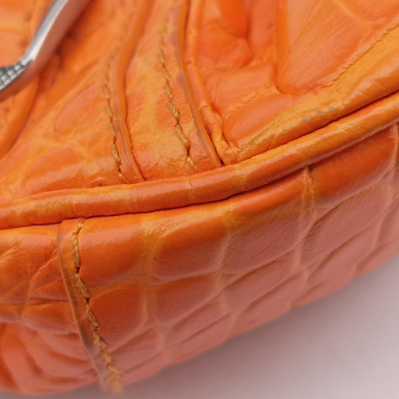 Le Cagole Orange lambskin 671309.7512.Q.535269