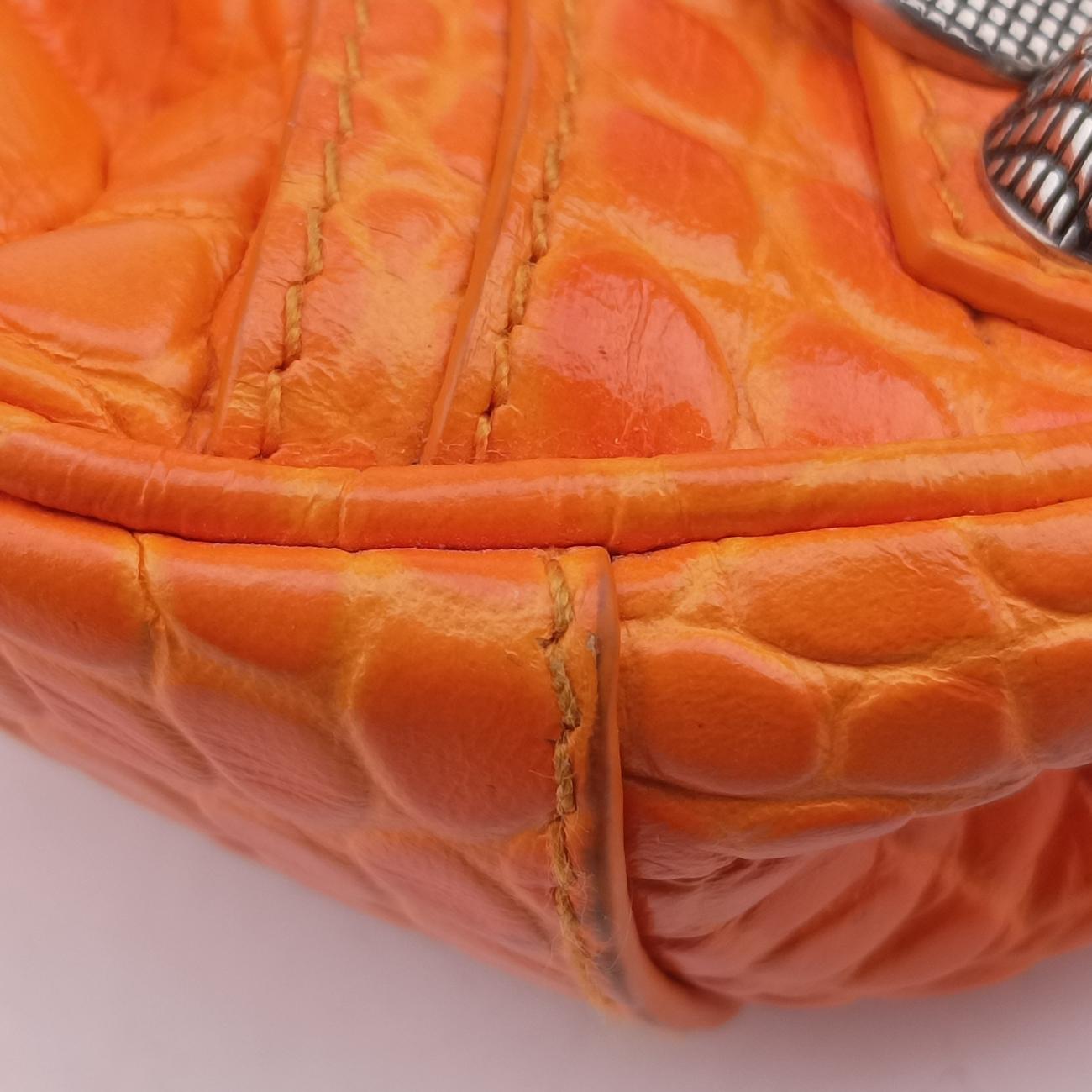 Le Cagole Orange lambskin 671309.7512.Q.535269