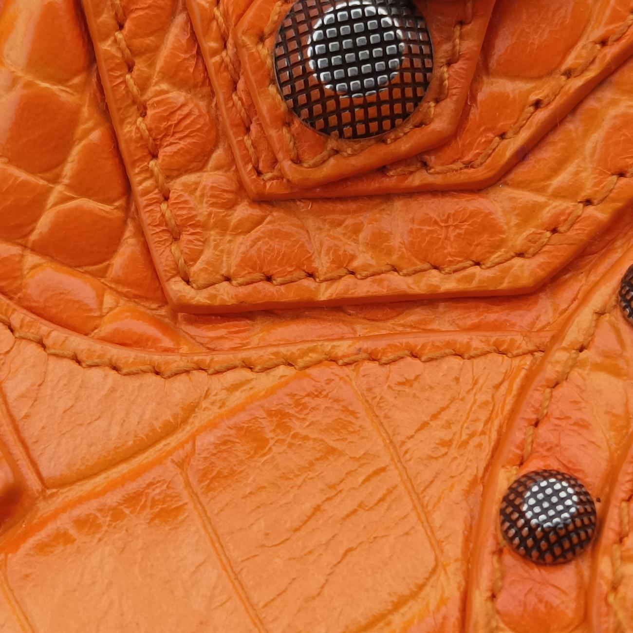 Le Cagole Orange lambskin 671309.7512.Q.535269