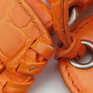 Le Cagole Orange lambskin 671309.7512.Q.535269