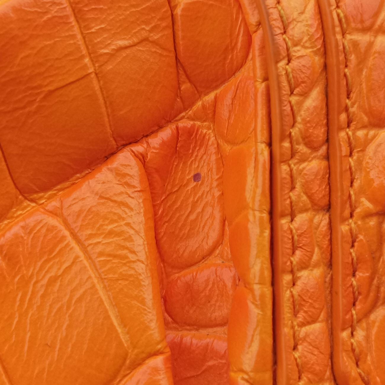 Le Cagole Orange lambskin 671309.7512.Q.535269