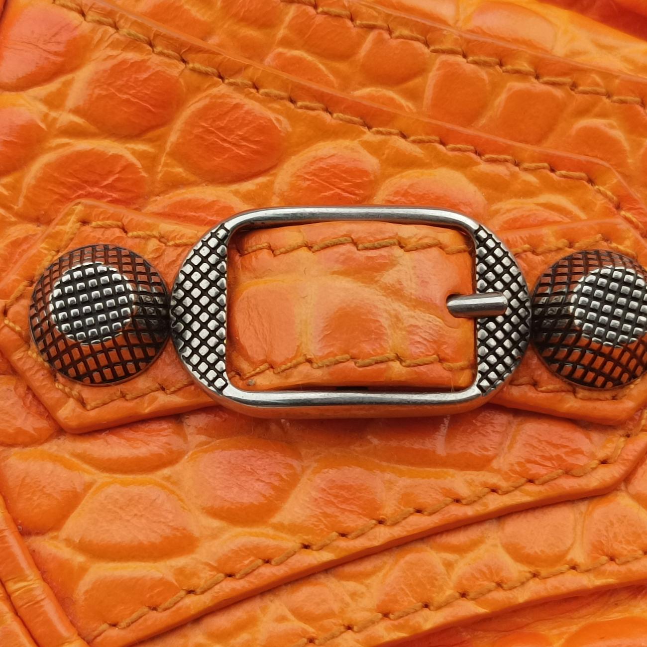 Le Cagole Orange lambskin 671309.7512.Q.535269