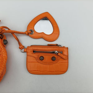 Le Cagole Orange lambskin 671309.7512.Q.535269