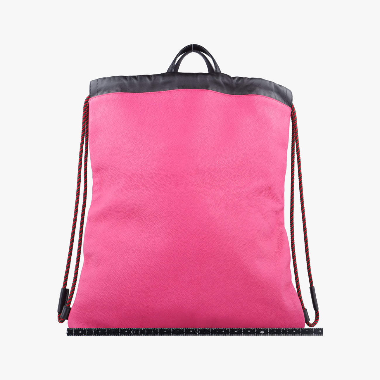 Print Drawstring Rose Leather G024042163