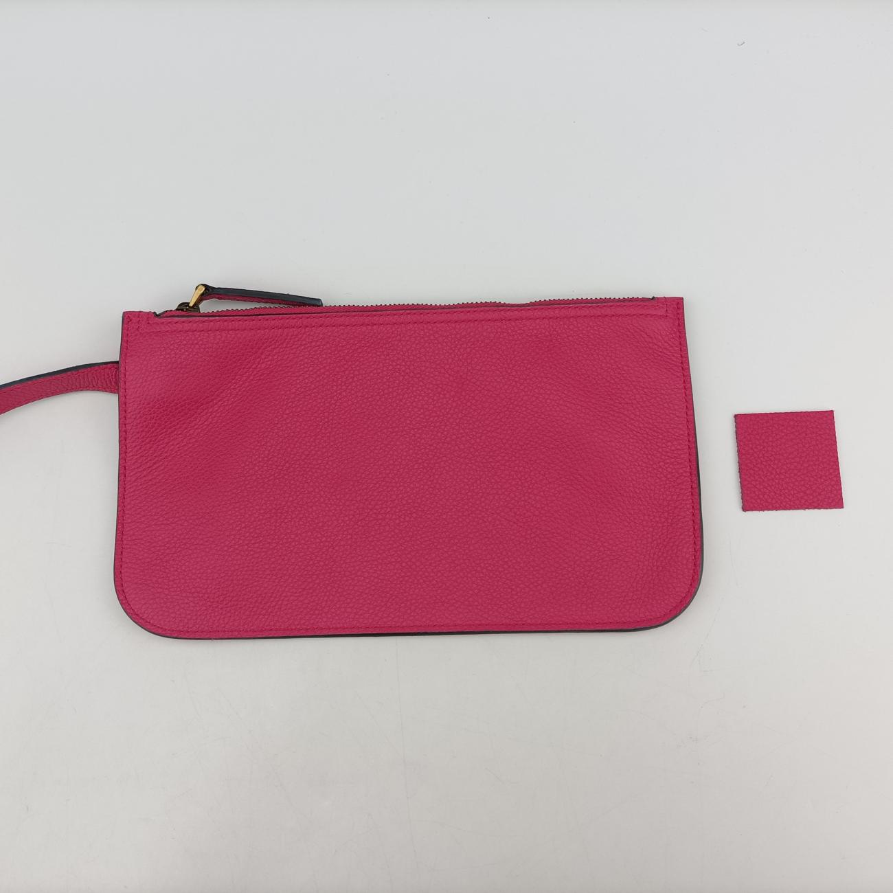 Print Drawstring Rose Leather G024042163
