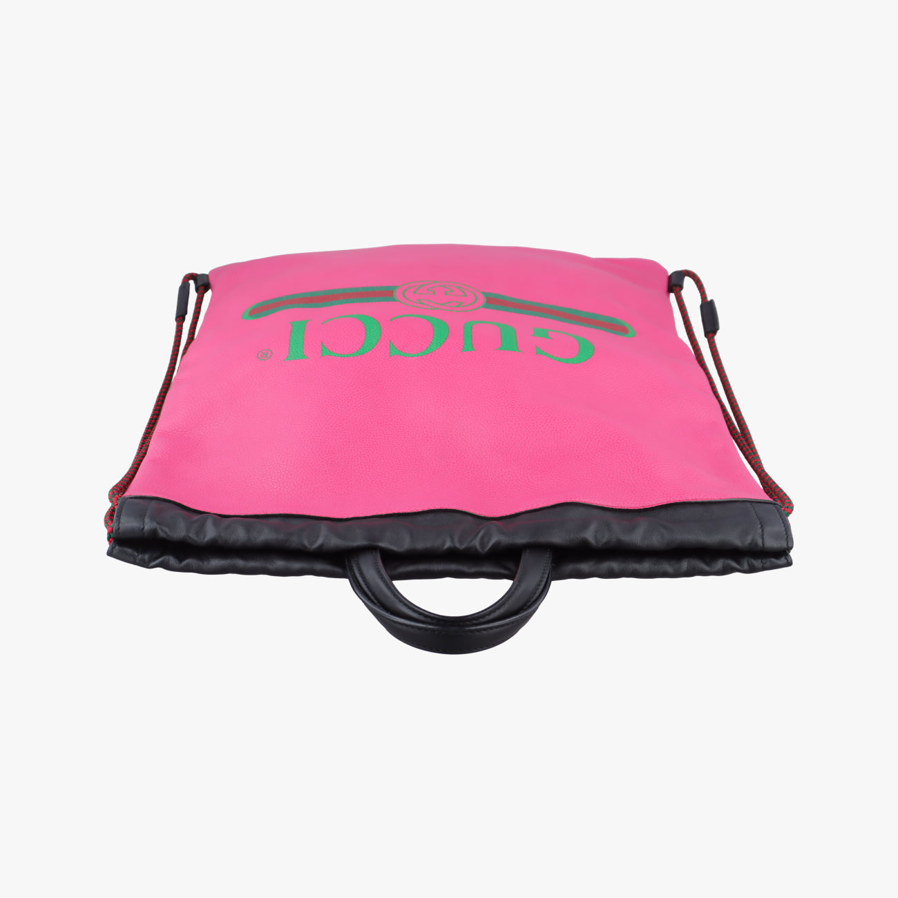 Print Drawstring Rose Leather G024042163