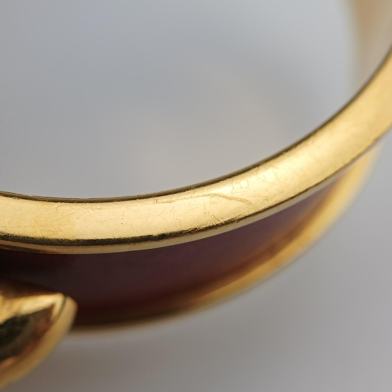 Chaine d'Ancre Cuff Golden × Burgundy GP