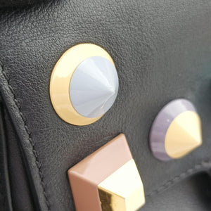 Micro Monster Double Baguette Black×Multicolour Leather 8M0371-SF5-178-8241