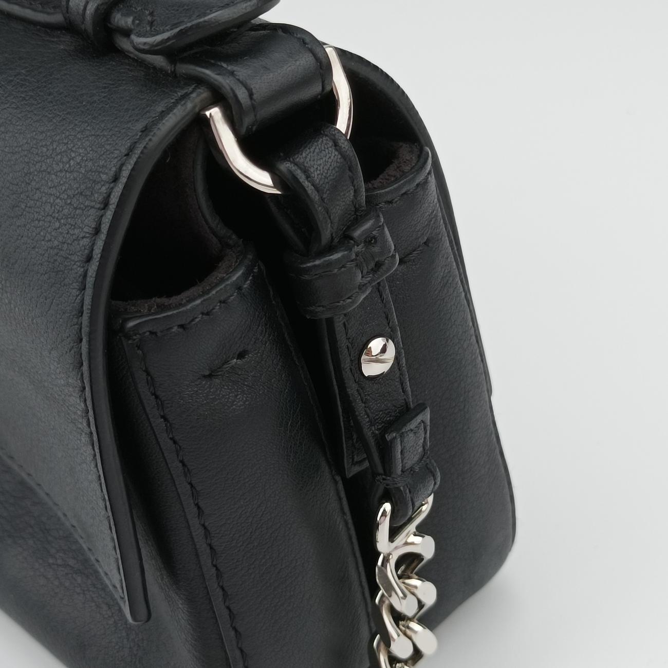 Micro Monster Double Baguette Black×Multicolour Leather 8M0371-SF5-178-8241