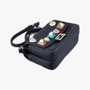 Micro Monster Double Baguette Black×Multicolour Leather 8M0371-SF5-178-8241