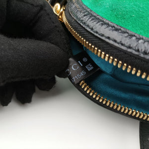 Ophidia Green×Red×black suede G023571545