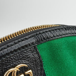 Ophidia Green×Red×black suede G023571545