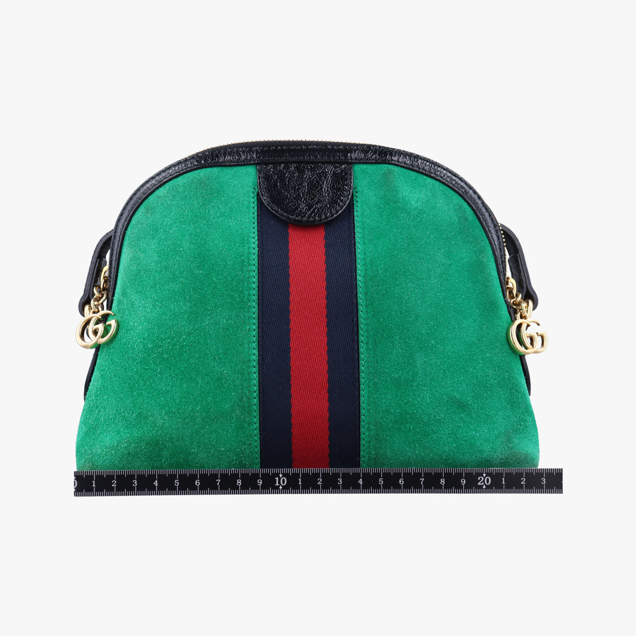 Ophidia Green×Red×black suede G023571545