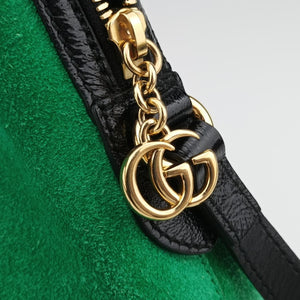 Ophidia Green×Red×black suede G023571545
