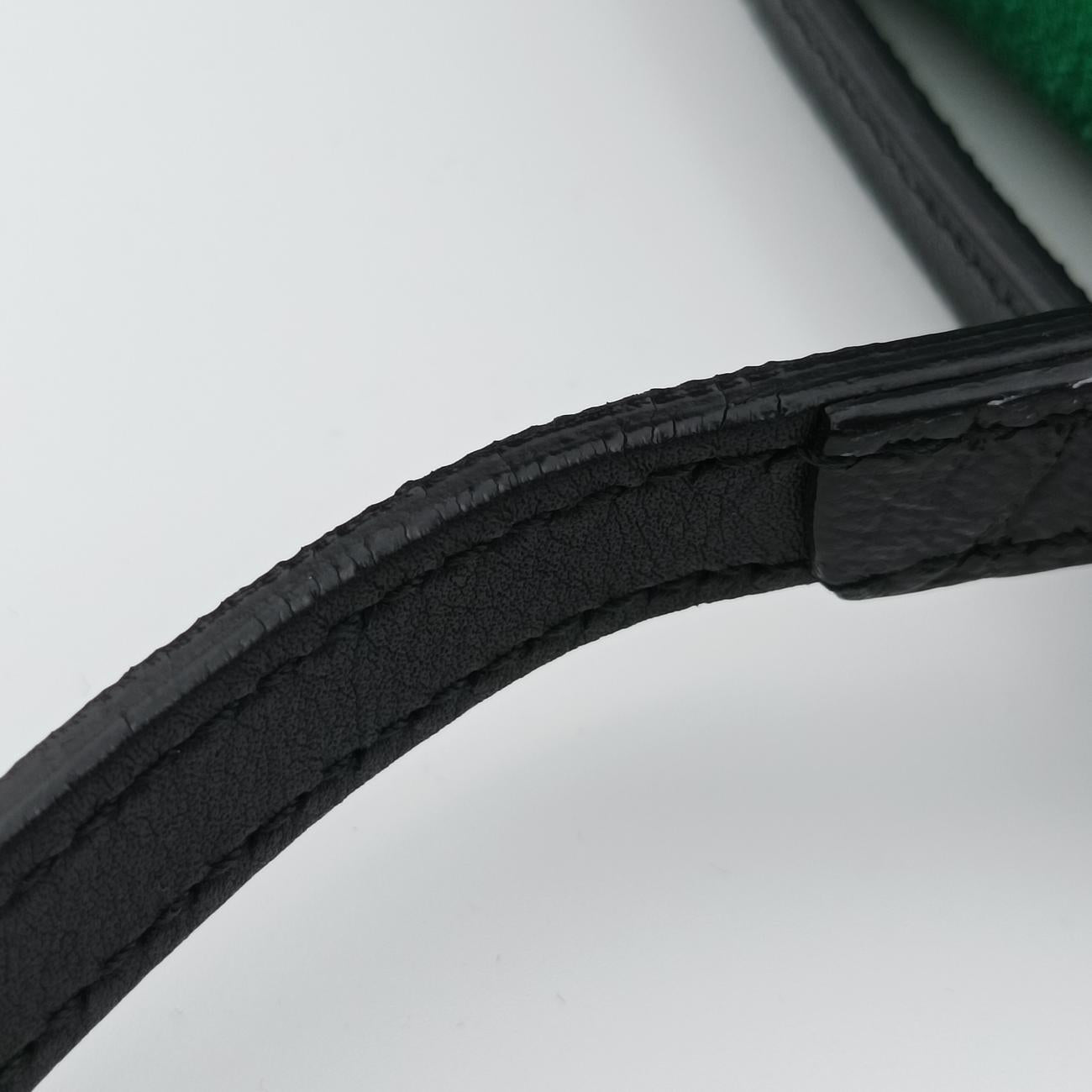 Ophidia Green×Red×black suede G023571545